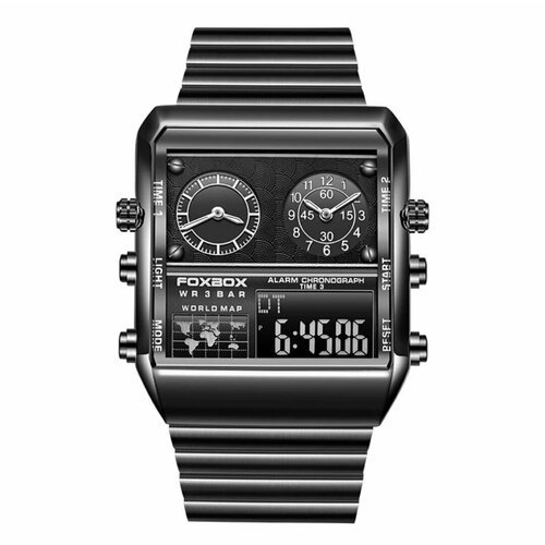 Купить Наручные часы LIGE Наручные мужские часы (Черный-металлик), черный
Часы наручные...