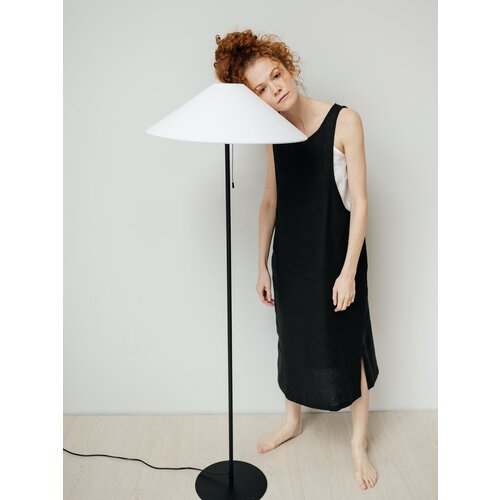 Купить Сарафан ИВАdress, размер 42-44, черный
Платье льняное женское длинное с округлым...