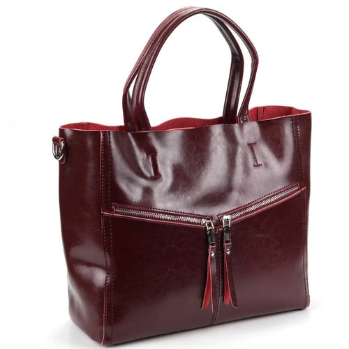 Купить Сумка Fuzi House, бордовый
Женская сумка из натуральной гладкой кожи бордового ц...