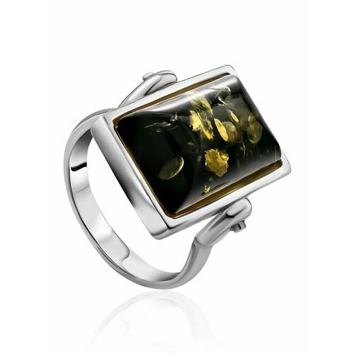 Купить Кольцо, янтарь, безразмерное, желтый, зеленый
Необычное кольцо из с натуральным...