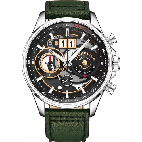 Купить Наручные часы STUHRLING, зеленый
Мужские часы. Коллекция Aviator. Запоминающийся...