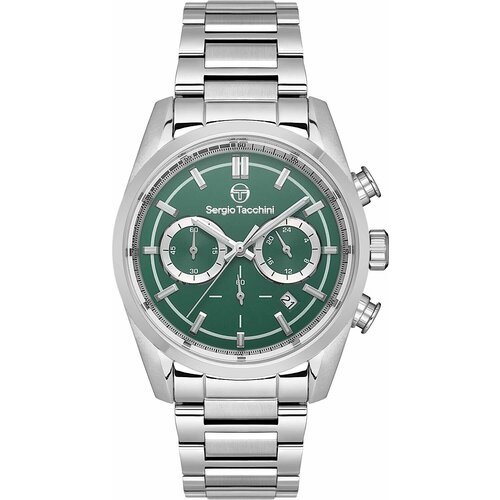 Купить Наручные часы SERGIO TACCHINI, серебряный, зеленый
Мужские часы. Коллекция Archi...