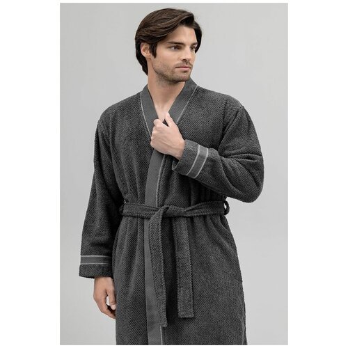 Купить Халат Togas, размер M, серый
Махровый халат с жаккардовым бордюром. 

Скидка 20%