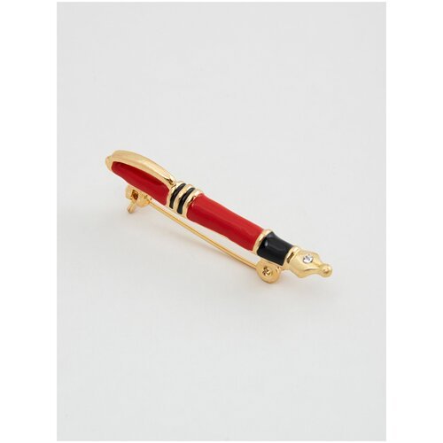 Купить Брошь ЖемАрт, красный, золотой
Брошь "Ручка", эмаль, размер 5х45 мм, вес 3,2 гр....