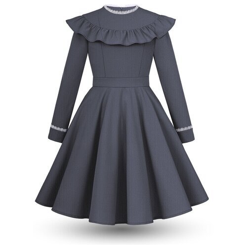 Купить Школьное платье Alisia Fiori, размер 128-134, белый, серый
Школьное изысканное п...