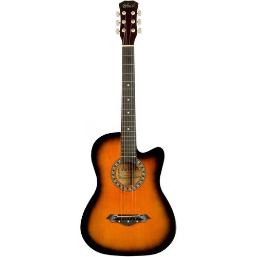 Купить Гитара акустическая 38" Belucci BC3810 Оранжевая глянец
<p>Акустическая гитара B...