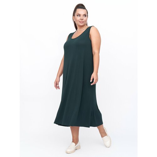 Купить Сарафан Artessa, размер 56-58, зеленый
Женское платье-сарафан для больших размер...