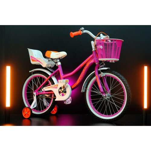 Купить Велосипед детский LORAK JUNIOR 18 Girl Doll Матовый Фиолетовый/Оранжевый
Велосип...