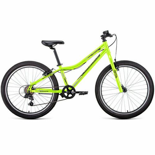 Купить Велосипед Forward Titan 24 1.0 ярко-зеленый/темно-серый 2022 г 12" RBK22FW24841...