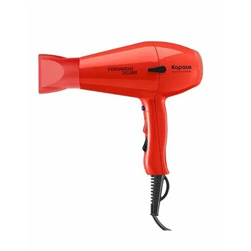 Купить Фен Kapous Tornado-2500 RU, красный
Профессиональный фен с повышенной мощностью,...