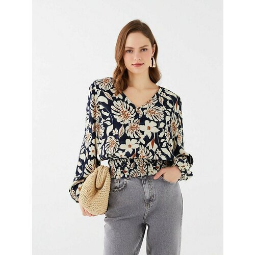 Купить Блуза Balins, размер 42, синий, бежевый
Блуза от бренда LC Waikiki - легкая, фун...
