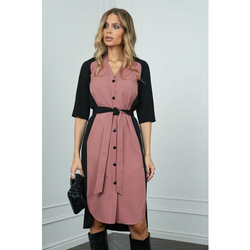 Купить Платье Awesome Apparel, размер 54, черный, розовый
Модель делового платья выполн...