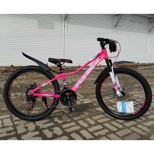 Купить Велосипед подростковый 24" Pulse -алюминий /розовый
Стильный горный велосипед PU...