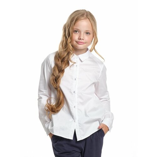 Купить Блуза Mini Maxi, размер 146, белый
Блузка для девочек Mini Maxi, модель 7818, цв...
