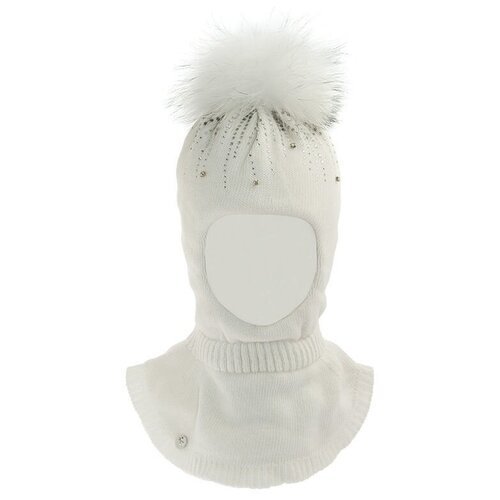Купить Шапка-шлем mialt, размер 52-54, белый
Шапка-шлем для девочки Сияние, цвет белый,...
