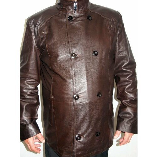 Купить Бомбер , размер 56, коричневый
Куртка мужская из натуральной кожи. Застегивается...