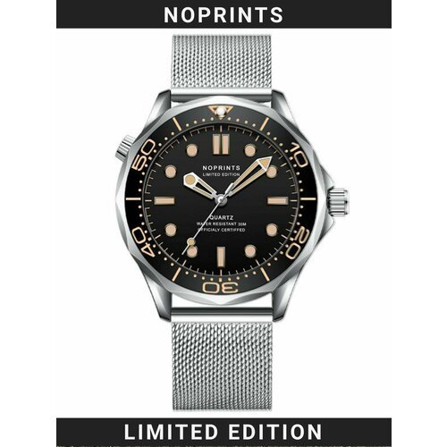 Купить Наручные часы NOPRINTS, серебряный, черный
NOPRINT NPO12 – это стильные мужские...