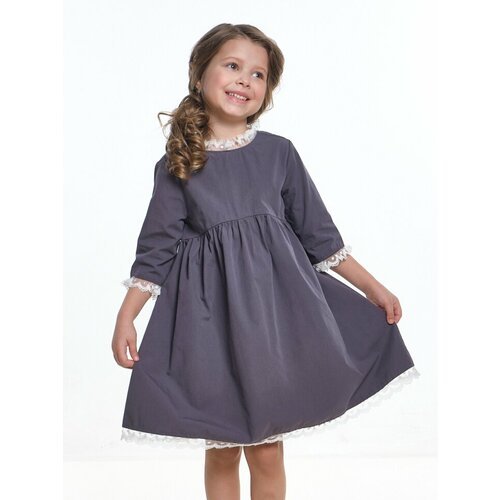 Купить Платье Mini Maxi, размер 110, серый, черный
Платье для девочек Mini Maxi, модель...