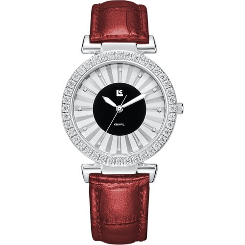 Купить Наручные часы LINCOR, бордовый, серебряный
Наручные женские кварцевые часы из не...