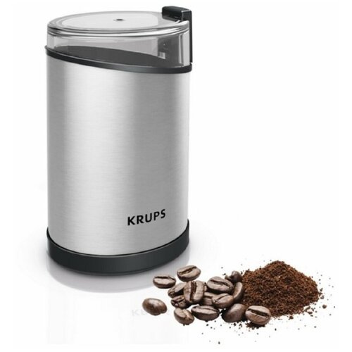 Купить Кофемолка Krups GX204D10, серебристый
Кофемолка Krups Fast touch пригодна для из...