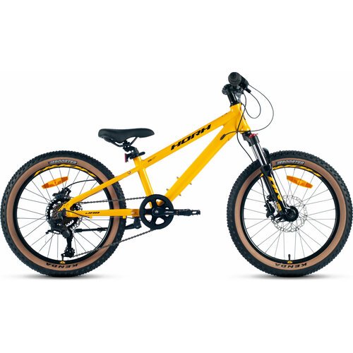Купить Велосипед HORH JAB JAB20AM 20" (2024) Yellow-Black
Horh Jab на 20" колёсах – кру...