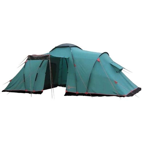 Купить Палатка кемпинговая Tramp BREST 6 V2, зелeный
Кемпинговая двухкомнатная палатка...
