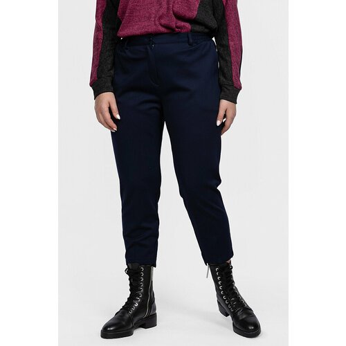 Купить Брюки SVESTA, размер 56, синий
Стильные трикотажные брюки с высокой посадкой из...