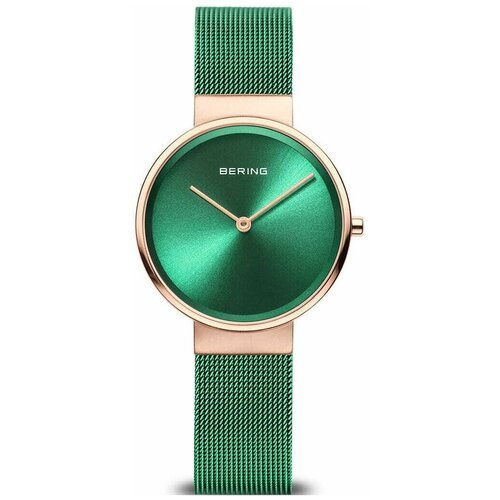 Купить Наручные часы BERING, золотой, зеленый
Женские кварцевые часы.<br> Механизм MIYO...