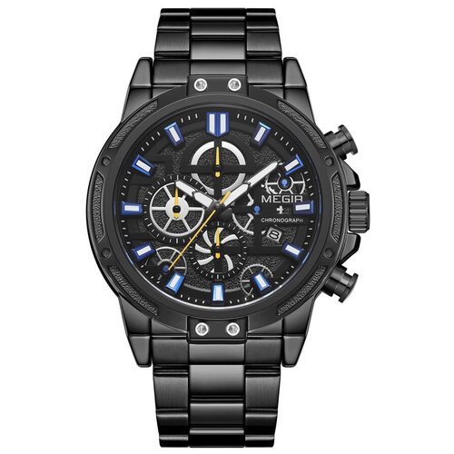 Купить Наручные часы Megir, черный
Megir 2108G (B/B) брутальные мужские часы, которые о...