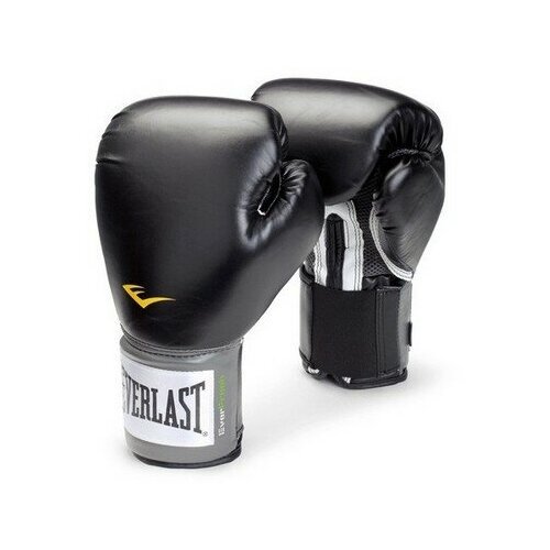 Купить Боксерские перчатки Everlast тренировочные Pu Pro Style Anti-Mb черные 10 унций...