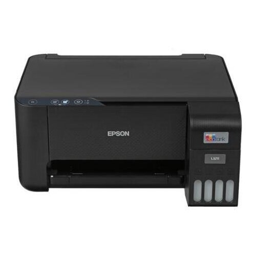 Купить МФУ струйный Epson EcoTank L3211 (A4, принтер/сканер/копир, 5760x1440dpi, 33чб/1...