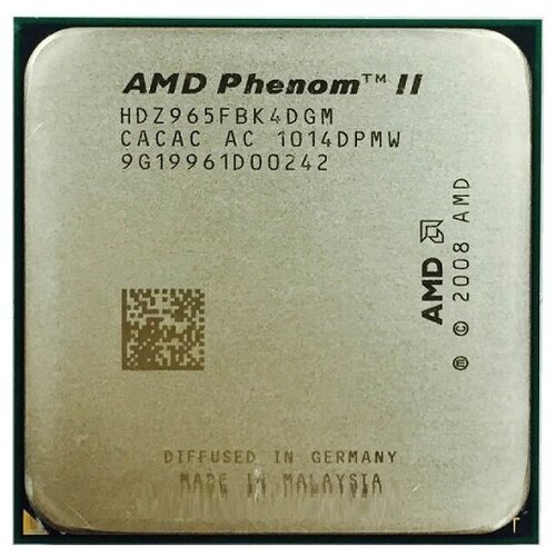 Купить Процессор AMD Phenom II X4 Black Deneb 965 AM3, 4 x 3400 МГц, OEM
FamilyAMD Phen...