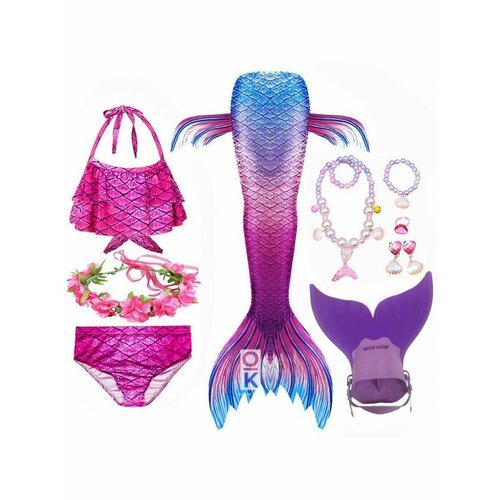 Купить Костюм для плавания , размер 130, фиолетовый
Костюм Русалочка - мечта любой дево...