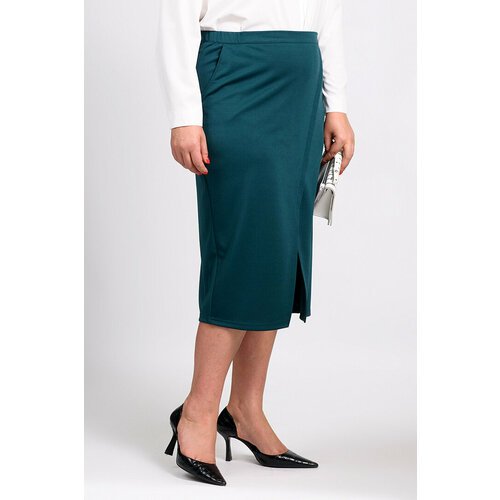 Купить Юбка SVESTA, размер 64, зеленый
Женская юбка больших размеров из костюмной ткани...
