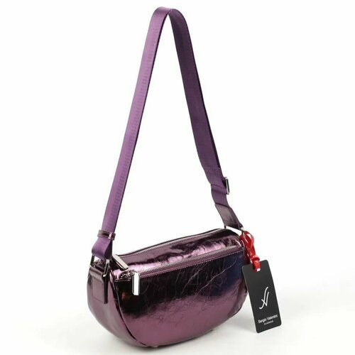 Купить Сумка кросс-боди Sergio Valentini, фактура гладкая, фиолетовый
Женская сумка из...