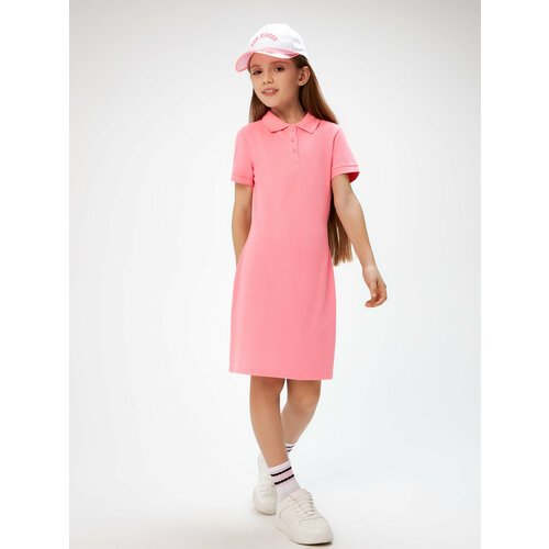 Купить Платье Acoola, размер 128, розовый
Платье для девочки, выполнено из хлопковой тр...