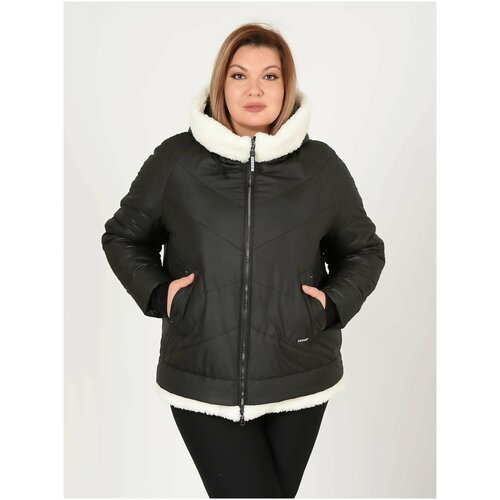 Купить Куртка Karmelstyle, размер 48, черный
Женская куртка демисезонная а-ля авиатор д...
