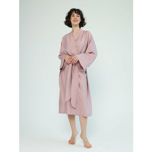 Купить Халат Малиновые сны, розовый
Домашний длинный женский халат кимоно на запах с по...