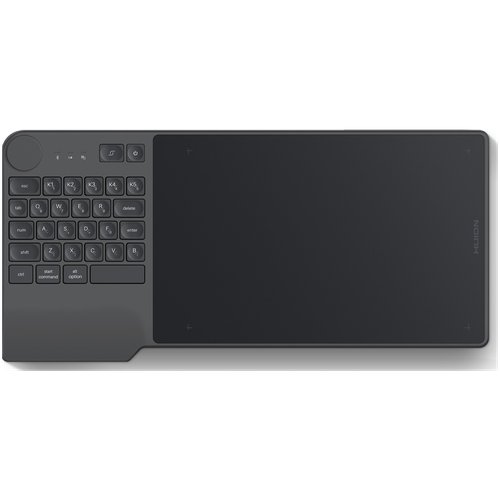 Купить Графический планшет HUION Inspiroy Keydial KD200 черный
<br>Общая информацияДата...