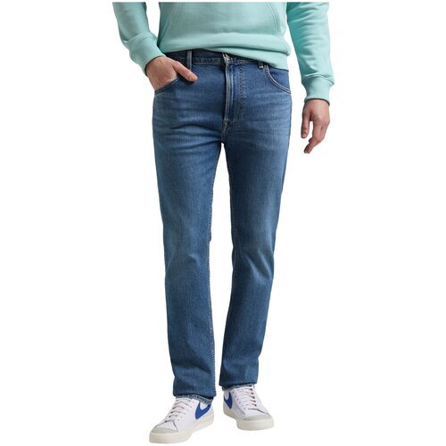Купить Джинсы зауженные Lee, размер W34/L32, синий
Настоящие джинсы слим, не слишком об...