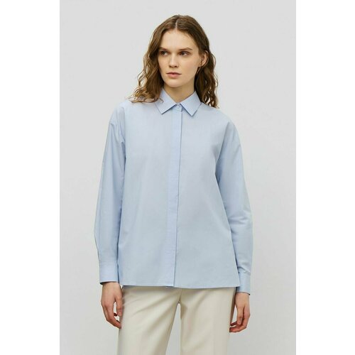 Купить Блуза Baon, размер 46, голубой
Белая рубашка из дышащей ткани - мастхэв стильног...
