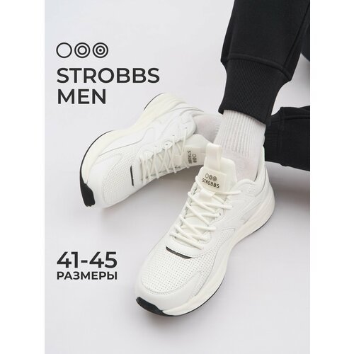 Купить Кроссовки STROBBS, размер 45, белый
Кроссовки мужские от российского бренда стро...