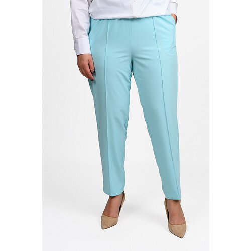 Купить Брюки SVESTA, размер 58, голубой
Демисезонные женские брюки больших размеров из...