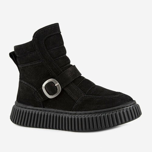 Купить Полусапоги Kapika, размер 30, черный
Стильные зимние ботинки для девочки из нату...