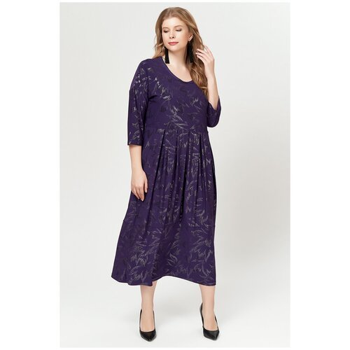 Купить Платье Olsi, размер 56, фиолетовый
Нарядное стильное платье длиной миди из тонко...