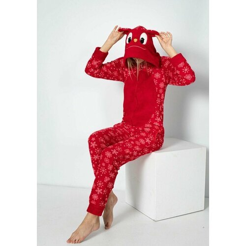 Купить Пижама , размер S, красный
Изящная пижама с вырезом на попе на молнии - это стил...