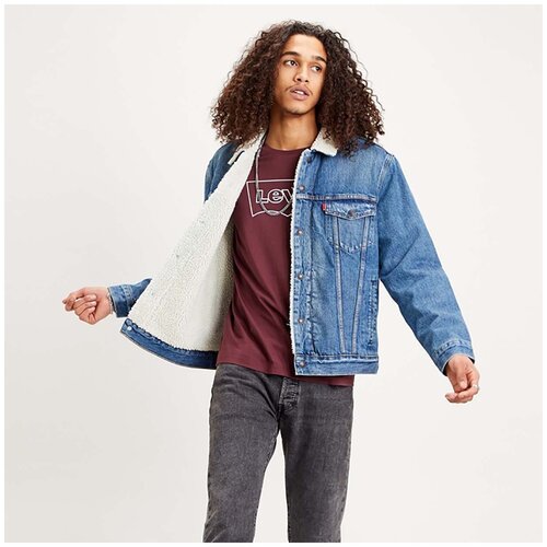 Купить Джинсовая куртка Levi's, размер L, синий
Оригинальная джинсовая куртка с 1967 го...
