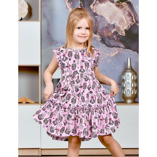 Купить Платье KETMIN, размер 104, розовый
Невероятно красивое летнее платье для девочек...