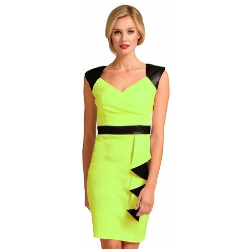 Купить Платье размер 42-44, зеленый
<p>Красное клубное платья с виниловыми/кожзам черны...