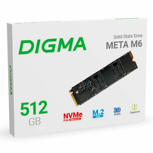 Купить Твердотельный накопитель(SSD) Digma Meta M6 512Gb DGSM4512GM63T
Благодаря примен...